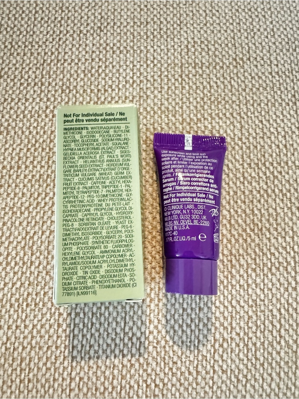 2/$15 Clinique Smart Clinical Repair Wrinkle Correcting Serum 5ml - Picture 2 of 2